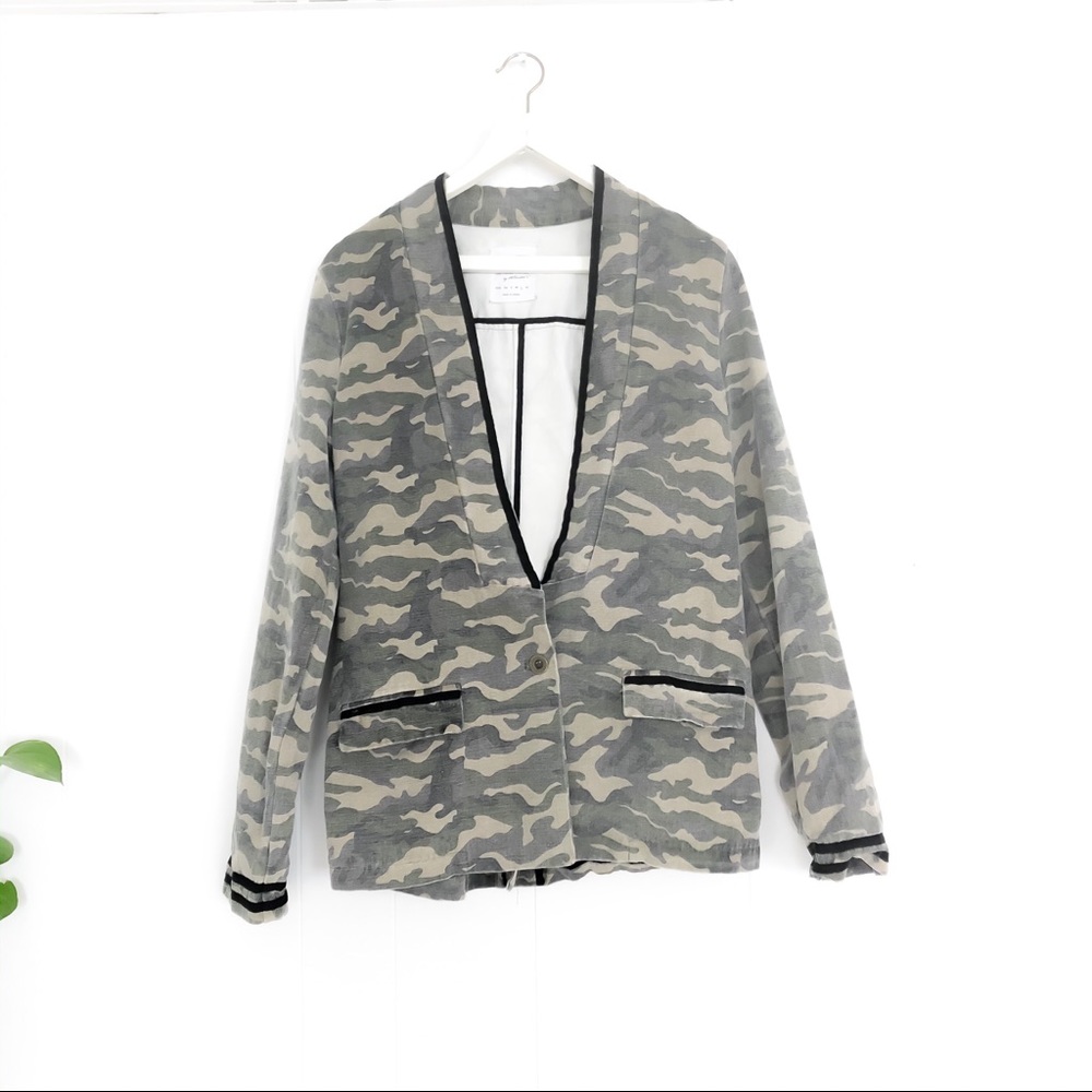One Teaspoon | Magnolia Camo Military Blazer